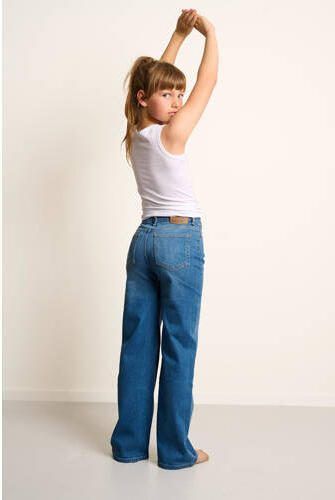 Tumble 'n Dry wide leg jeans Jolien denim medium stonewash Blauw Meisjes Stretchdenim 104 - Foto 4