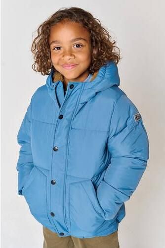 Tumble 'n Dry winterjas blauw Jongens Polyester Capuchon Effen - Foto 5