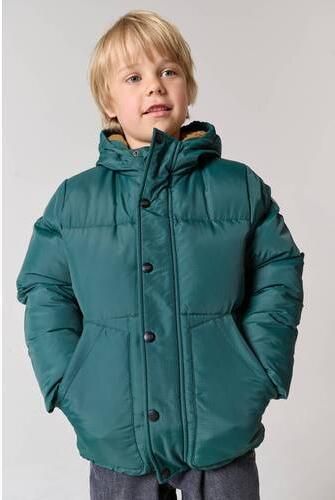 Tumble 'n Dry winterjas donkergroen Jongens Polyester Capuchon Effen - Foto 5