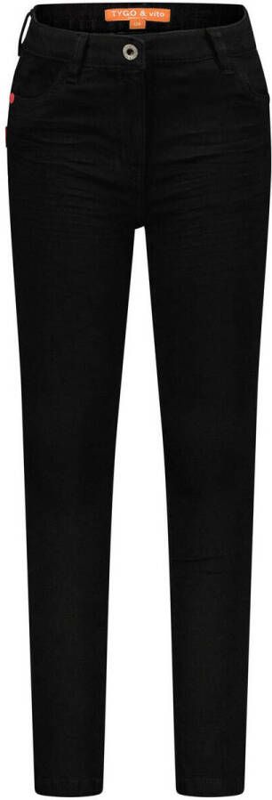 TYGO & vito skinny jeans zwart Meisjes Denim Effen 116