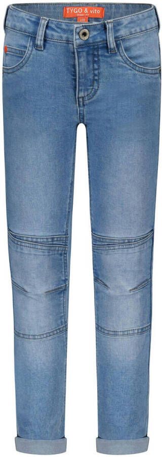 TYGO & vito skinny jeans extra light used Blauw Jongens Stretchdenim 128