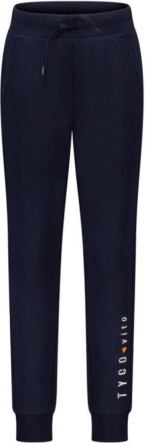 TYGO & vito regular fit joggingbroek donkerblauw Jongens Sweat Effen 134 140 - Foto 4