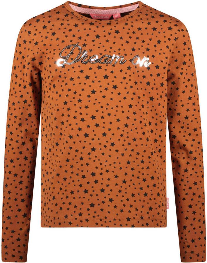 TYGO & vito longsleeve bruin