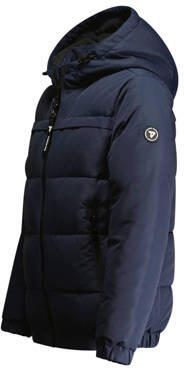 TYGO & vito gewatteerde winterjas Bart donkerblauw Jongens Polyester Capuchon 134 140 - Foto 3