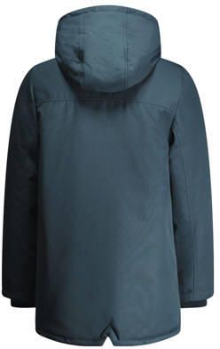TYGO & vito gewatteerde winterjas Bor donkergroen Jongens Polyester Capuchon 146 152