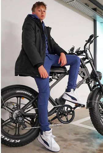 TYGO & vito gewatteerde winterjas Bor zwart Jongens Polyester Capuchon 146 152 - Foto 2