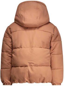 TYGO & vito gewatteerde winterjas Jara roestbruin Meisjes Polyester Capuchon 110 116