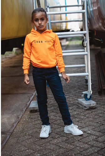 TYGO & vito hoodie oranje Sweater Effen 110 116 | Sweater van - Foto 3