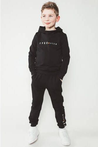TYGO & vito hoodie zwart Sweater Tekst | Sweater van - Foto 3
