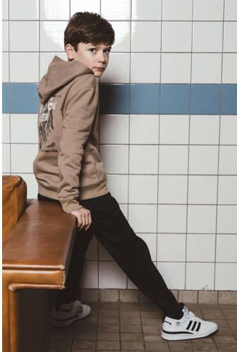 TYGO & vito NextGen hoodie met backprint zand Sweater Beige Backprint maat 158-164 - Foto 1