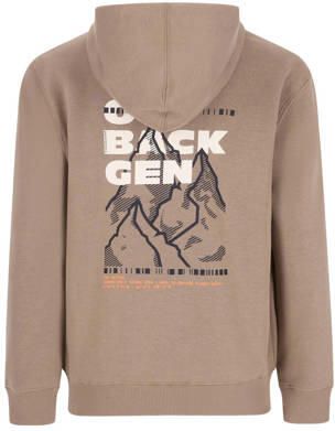 TYGO & vito NextGen hoodie met backprint zand Sweater Beige Backprint maat 158-164 - Foto 2