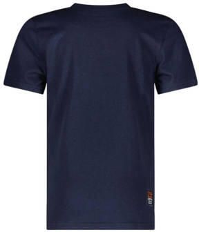 TYGO & vito Pokemon T-shirt met printopdruk donkerblauw Jongens Katoen Ronde hals 110 116 - Foto 3