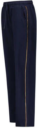 TYGO & vito regular fit broek Pip met zijstreep donkerblauw Meisjes Katoen 110 116