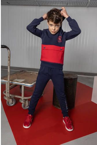 TYGO & vito regular fit joggingbroek donkerblauw Jongens Sweat Effen 110 116 - Foto 5