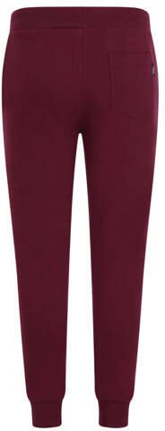 TYGO & vito regular fit joggingbroek donkerrood Jongens Sweat Effen maat 122-128 - Foto 3