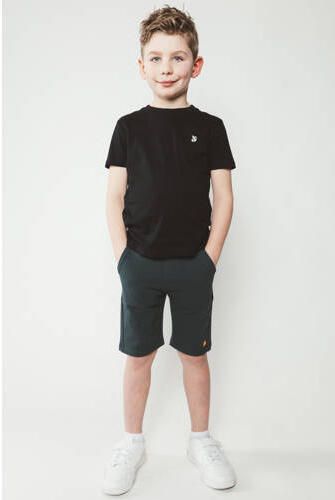 TYGO & vito regular sweatshort donkergroen Korte broek Effen