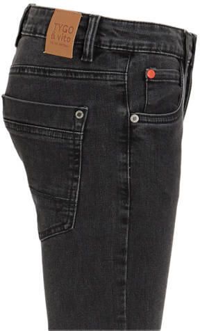 TYGO & vito skinny jeans Binq black denim Zwart Jongens Stretchdenim Effen 104 - Foto 4