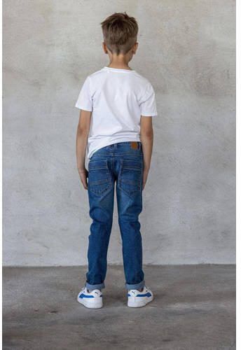 TYGO & vito skinny jeans Binq medium used Blauw Jongens Stretchdenim Effen 104 - Foto 4
