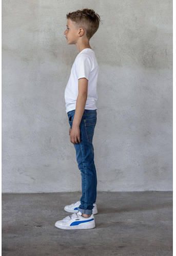 TYGO & vito skinny jeans Binq medium used Blauw Jongens Stretchdenim Effen 104 - Foto 4