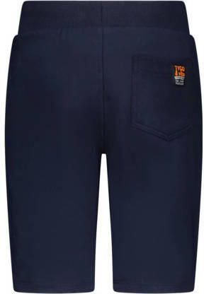 TYGO & vito slim fit sweatshort Bing met zijstreep donkerblauw Korte broek Jongens Stretchkatoen 146 152 - Foto 2
