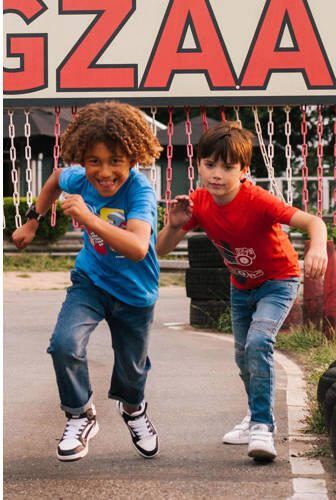 TYGO & vito straight fit jeans Boaz medium blue denim Blauw Jongens Katoen 104 - Foto 2