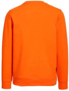 TYGO & vito sweater met tekst fel oranje Tekst 122 128 - Foto 3