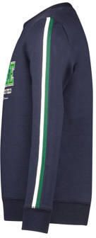 TYGO & vito sweater Sam met printopdruk donkerblauw Printopdruk 104 - Foto 2