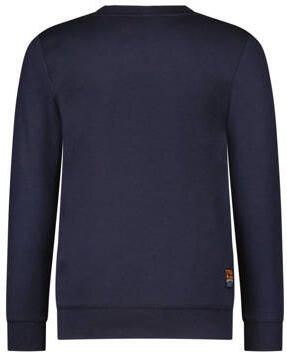 TYGO & vito sweater Sem met logo donkerblauw multi Logo 110 116 - Foto 3