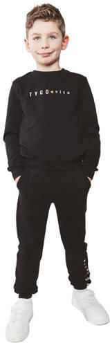TYGO & vito sweater zwart Tekst | Sweater van - Foto 4