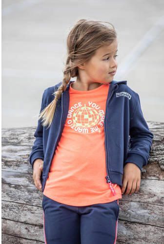 TYGO & vito T-shirt met printopdruk oranje Meisjes Polyester Ronde hals 110 116 - Foto 3