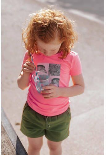 TYGO & vito T-shirt met printopdruk zoetroze Meisjes Polyester Ronde hals 110 116 - Foto 3
