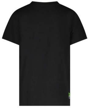 TYGO & vito T-shirt Toby met printopdruk zwart groen Jongens Polyester Ronde hals 110 116