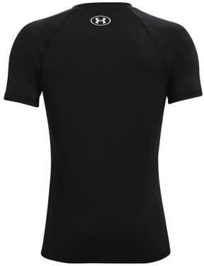 Under Armour sportshirt Tech zwart Sport t-shirt Jongens Polyester Ronde hals 140