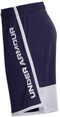 Under Armour sportshort donkerblauw grijs wit Sportbroek Jongens Polyester 128
