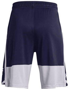 Under Armour sportshort donkerblauw grijs wit Sportbroek Jongens Polyester 128 - Foto 2