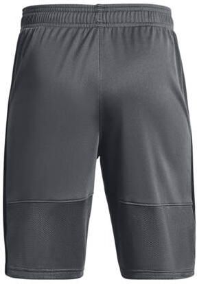 Under Armour sportshort grijs zwart Sportbroek Jongens Polyester Tekst 140