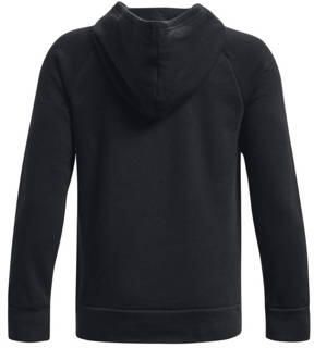 Under Armour sportsweater Rival Fleece zwart Jongens Katoen Capuchon Logo 140