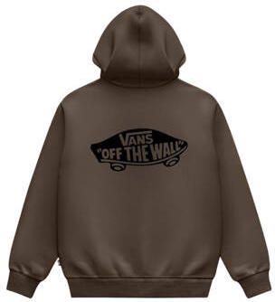 Vans rechtvallende hoodie met backprint donkergroen Sweater Backprint