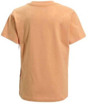 Vans T-shirt Classic oranje Katoen Ronde hals Logo 122 128