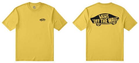 Vans T-shirt geel Katoen Ronde hals - Foto 2