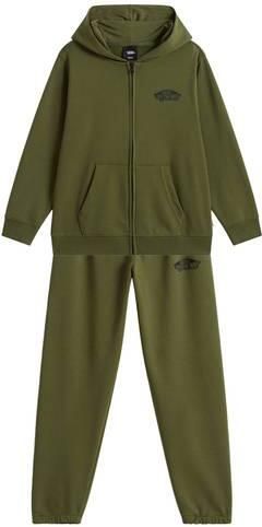 Vans trainingspak olijfgroen Katoen Capuchon Backprint
