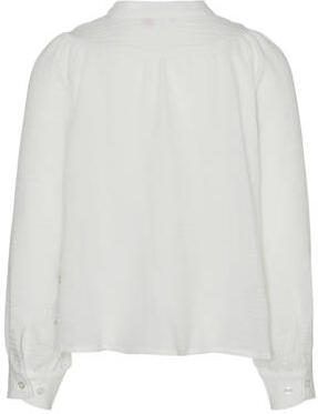 VERO MODA GIRL blousetop VMCHRIS wit Meisjes Polyester Opstaande kraag 128