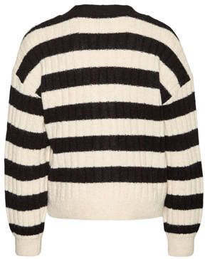 VERO MODA GIRL gestreept vest van gerecycled polyester zwart wit Streep 134 140