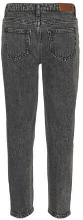 VERO MODA GIRL high waist mom jeans VMOLIVIA medium grey denim Grijs Effen 128
