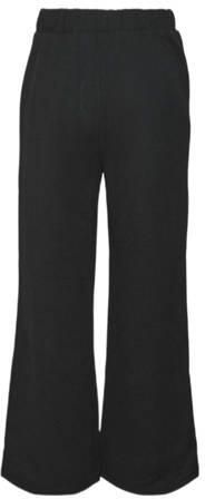 VERO MODA GIRL high waist wide leg broek zwart Meisjes Polyester Effen 122