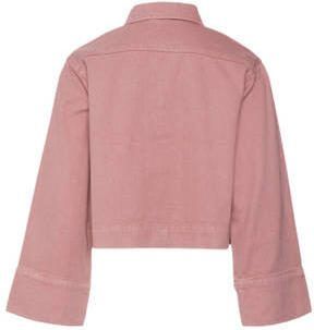 VERO MODA GIRL jasje VMKITT donkerroze Meisjes Katoen Klassieke kraag Effen 128
