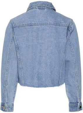 VERO MODA GIRL spijkerjas VMLOLA t blue denim Blauw Effen 116