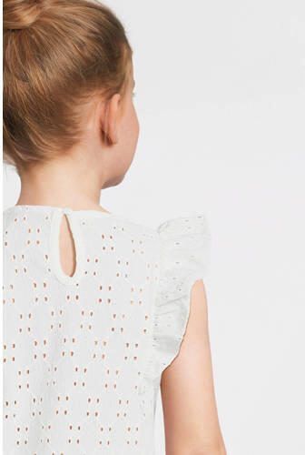 VERO MODA GIRL top VMPALMA wit Meisjes Polyester Ronde hals Effen 146 152 - Foto 2