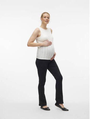 VERO MODA MATERNITY flared zwangerschapslegging VMMLAVENDER zwart Broek Dames Biologisch katoen S