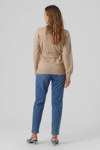 VERO MODA MATERNITY mom zwangerschapsjeans VMMZIA medium blue denim Blauw Dames Stretchdenim XL - Foto 4
